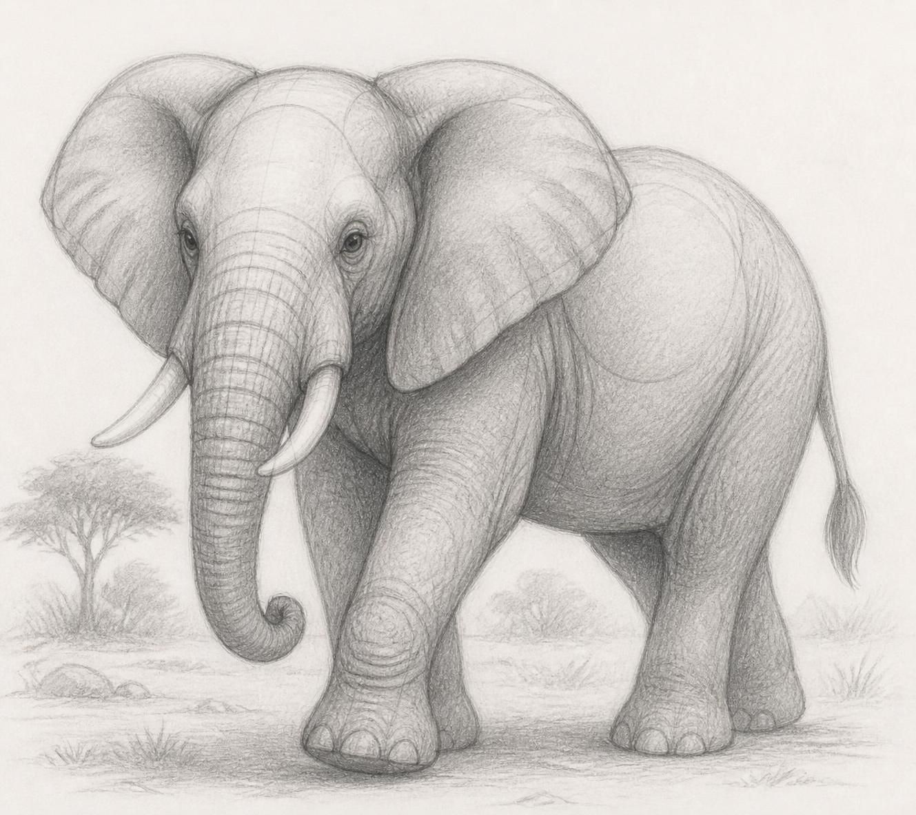 découvrez nos astuces simples et efficaces pour apprendre à dessiner un éléphant et capturer toute sa majesté en quelques traits.