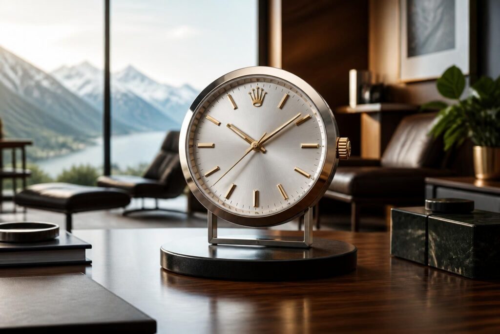 découvrez l'élégance intemporelle avec une horloge rolex, une touche de prestige suisse qui sublime votre intérieur.