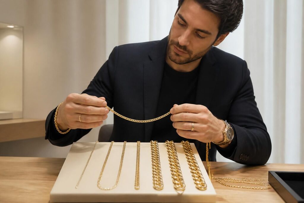 découvrez comment choisir une chaîne en or pour homme alliant élégance et tendance. nos conseils pour sélectionner le bijou parfait qui reflète votre style.