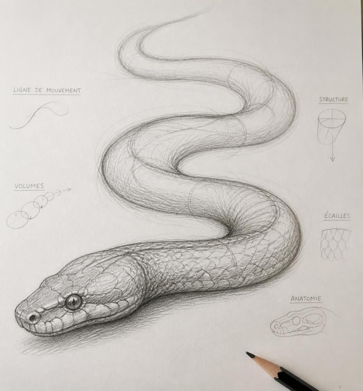 découvrez des astuces simples et efficaces pour dessiner un serpent réaliste, étape par étape, même si vous êtes débutant en dessin.