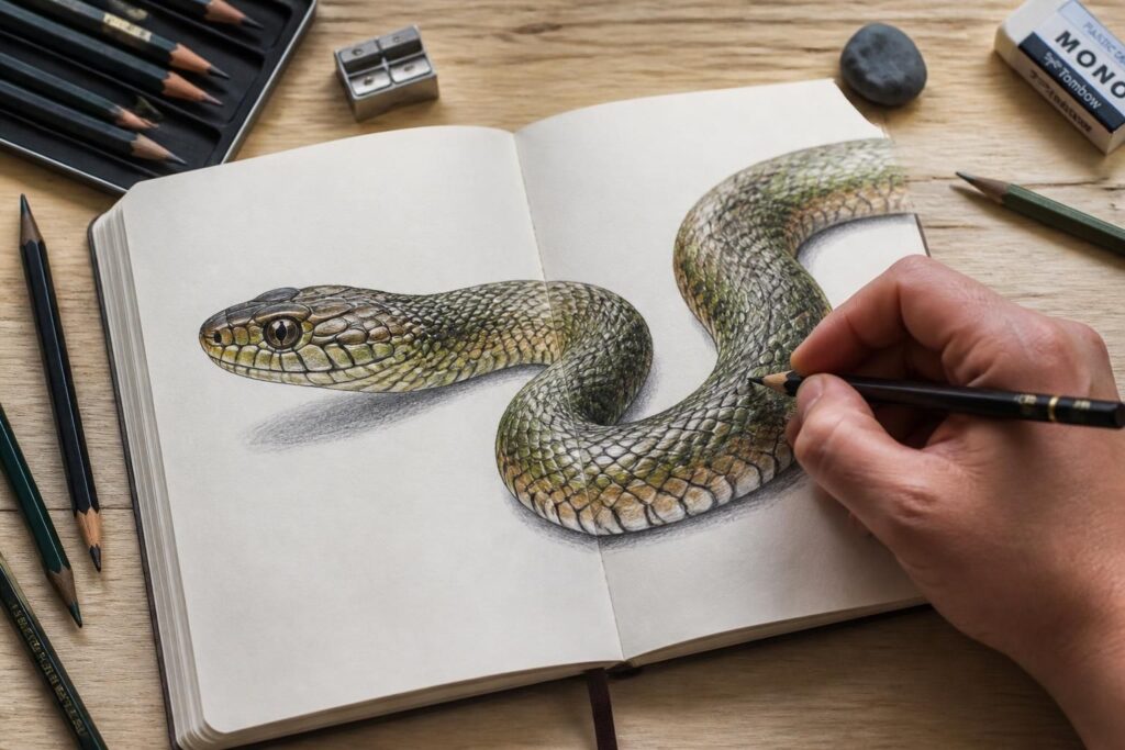 découvrez des astuces simples et efficaces pour dessiner un serpent réaliste, même si vous êtes débutant. suivez notre guide étape par étape pour un résultat impressionnant.