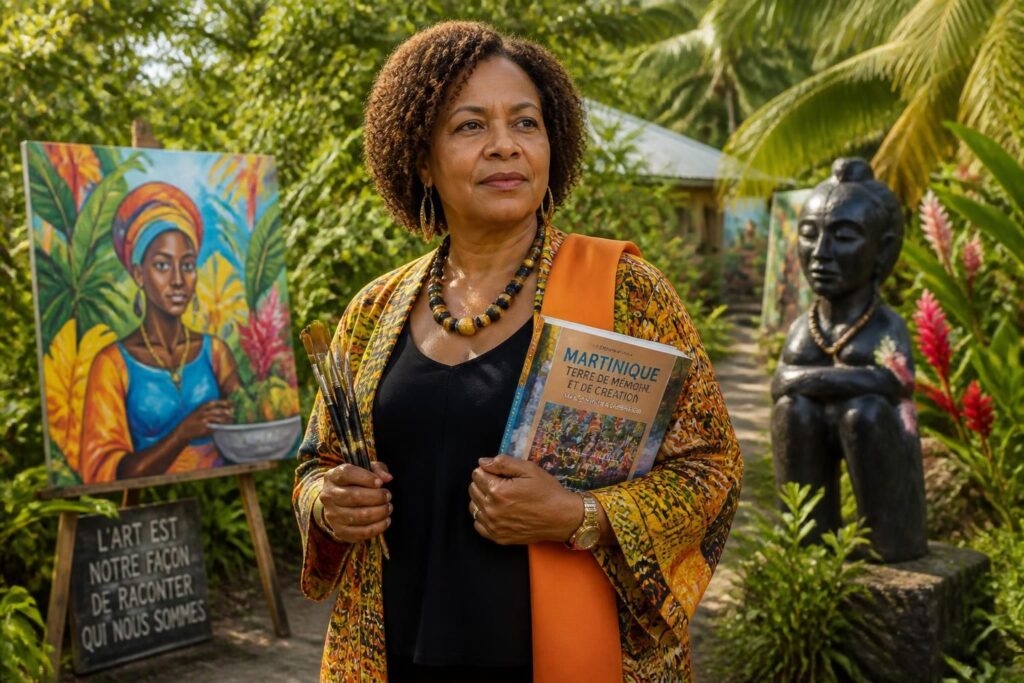 découvrez le parcours inspirant de marcelle poirriez au cacem en martinique, où art et engagement culturel se rencontrent pour enrichir la scène locale.