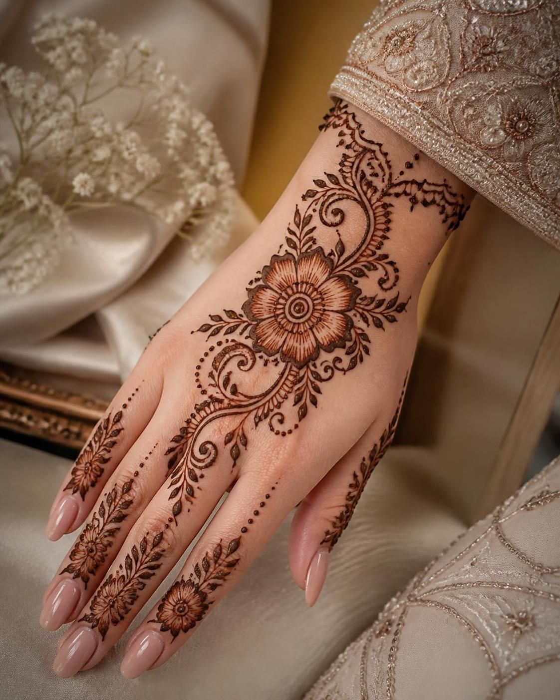 découvrez l'art ancestral du mehndi, un design authentique qui allie traditions anciennes et tendances modernes pour sublimer votre peau avec élégance.