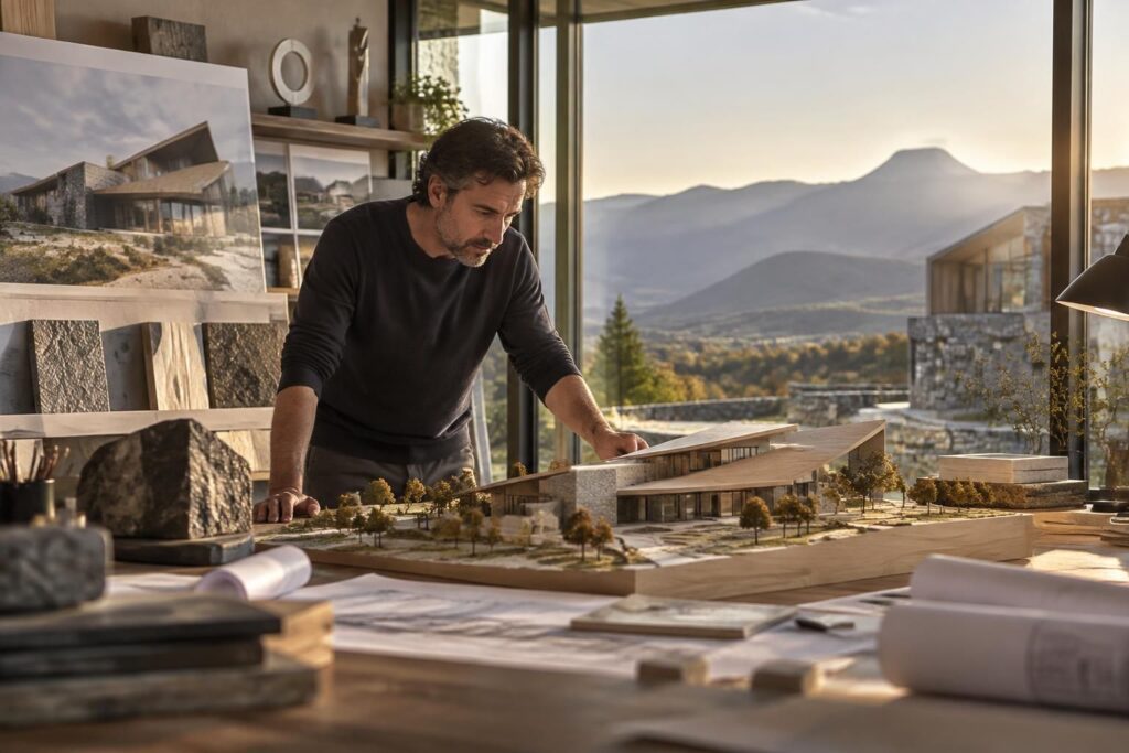 découvrez le parcours de boris bouchet, architecte en auvergne, ses prix et ses réalisations emblématiques.
