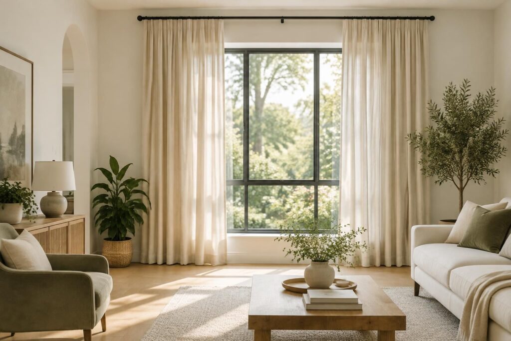 découvrez les tailles standard de rideaux et choisissez les bonnes dimensions pour habiller vos fenêtres avec élégance, confort et style.